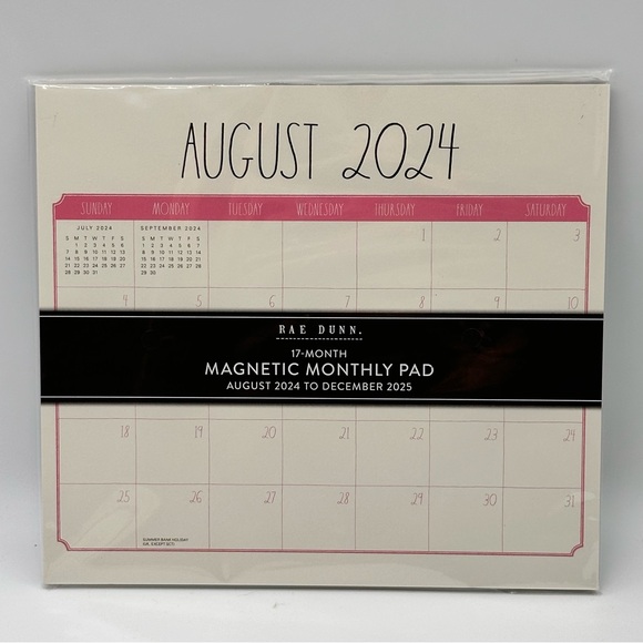 Rae Dunn Office Rae Dunn 7month Monthly Pad 225 Calendar